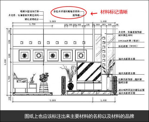 裝修圖紙應(yīng)標(biāo)出裝修材料名稱和材料品牌 裝修圖紙應(yīng)標(biāo)出裝修材料名稱和材料品牌